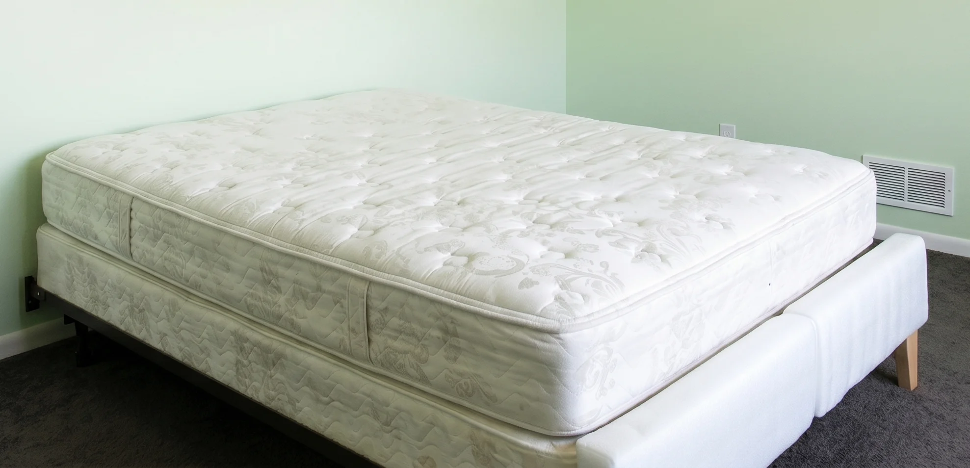 Mattress after cleaning